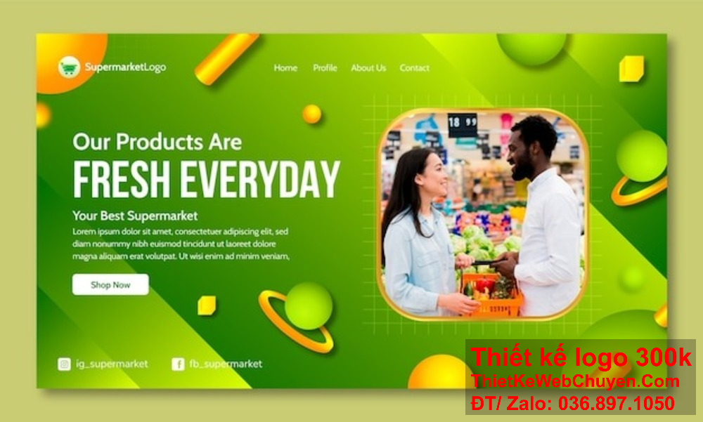 Thiết kế ảnh bìa Facebook siêu thị mini mang đến hình ảnh chuyên nghiệp. Tăng cường sự tương tác với thiết kế ảnh bìa Facebook siêu thị mini.