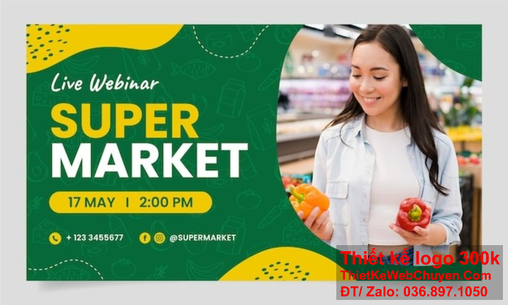 Thiết kế ảnh bìa Facebook siêu thị mini mang lại hình ảnh chuyên nghiệp cho doanh nghiệp. Thiết kế ảnh bìa Facebook siêu thị mini giúp doanh nghiệp tăng nhận diện thương hiệu.