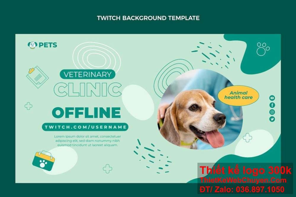 Banner website ảnh bìa Facebook thú y cần chú trọng vào việc sử dụng màu sắc tươi sáng và đáng yêu. Thiết kế banner website ảnh bìa Facebook thú y giúp thu hút người dùng và tạo ra sự kết nối với cộng đồng yêu thú cưng.