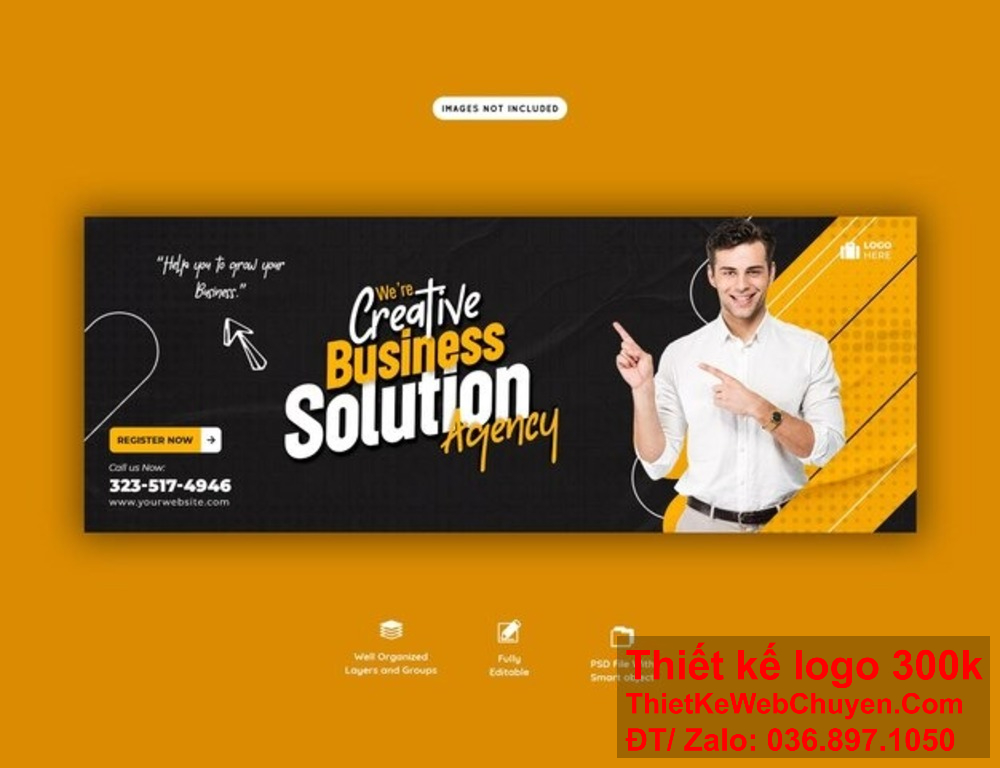Banner website ảnh bìa Facebook thương hiệu giúp truyền tải sự chuyên nghiệp và uy tín của doanh nghiệp. Thiết kế banner website ảnh bìa Facebook thương hiệu để tạo điểm nhấn độc đáo và thu hút sự chú ý từ khách hàng.
