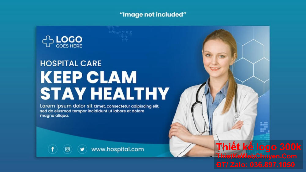 Banner website và ảnh bìa phòng khám giúp truyền tải thông điệp về dịch vụ chất lượng và tận tâm đến bệnh nhân. Thiết kế banner website và ảnh bìa phòng khám để tạo ấn tượng chuyên nghiệp và đáng tin cậy với khách hàng.