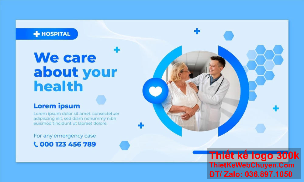 Banner website và ảnh bìa phòng khám cần chú trọng vào việc sử dụng màu sắc tươi sáng và anh động. Banner website và ảnh bìa phòng khám giúp khách hàng dễ dàng nhận diện và tin tưởng vào chất lượng dịch vụ.