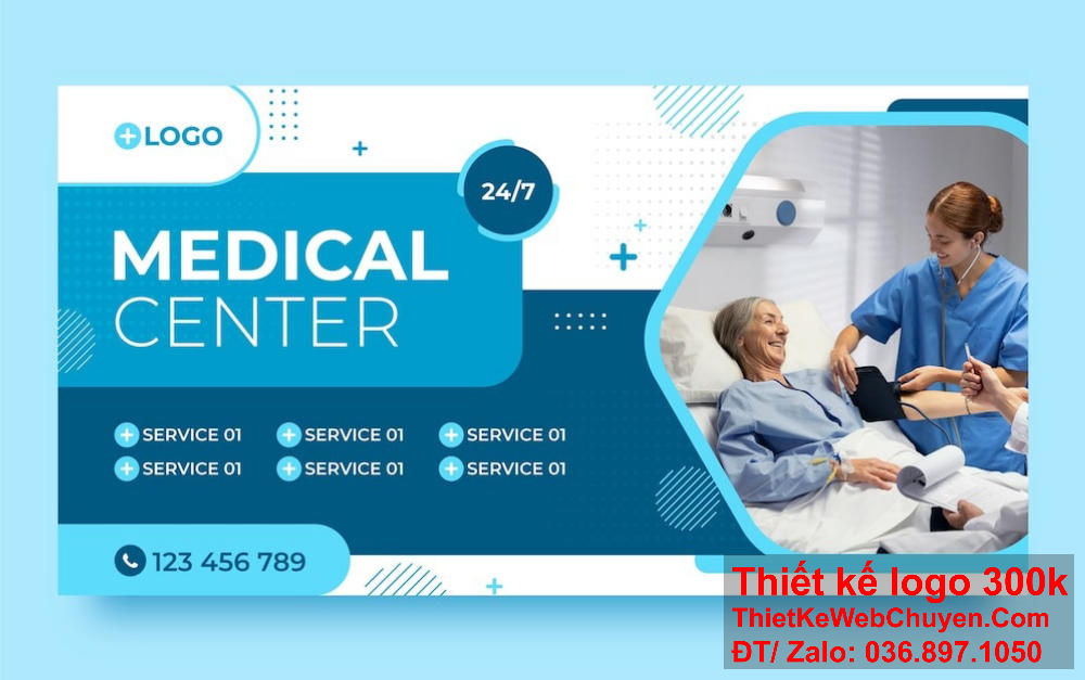 Làm nổi bật đội ngũ y bác sĩ và cơ sở vật chất hiện đại với thiết kế banner website và ảnh bìa rõ nét. Thu hút sự chú ý với thiết kế banner website và ảnh bìa phòng khám sáng tạo và chuyên nghiệp.