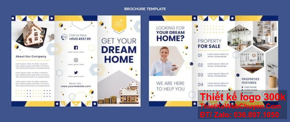 Thiết kế brochure Bất động sản giúp bạn thu hút khách hàng hiệu quả. Thiết kế brochure Bất động sản độc đáo, sáng tạo cho doanh nghiệp của bạn.