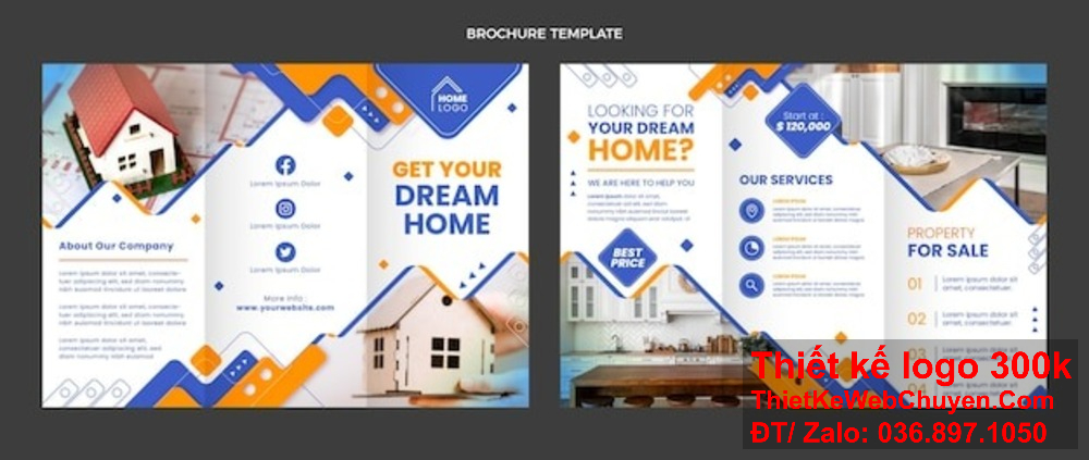 Thiết kế brochure Bất động sản đẹp mắt, thu hút mọi ánh nhìn. Brochure đẹp và ấn tượng với dịch vụ thiết kế brochure Bất động sản của chúng tôi.