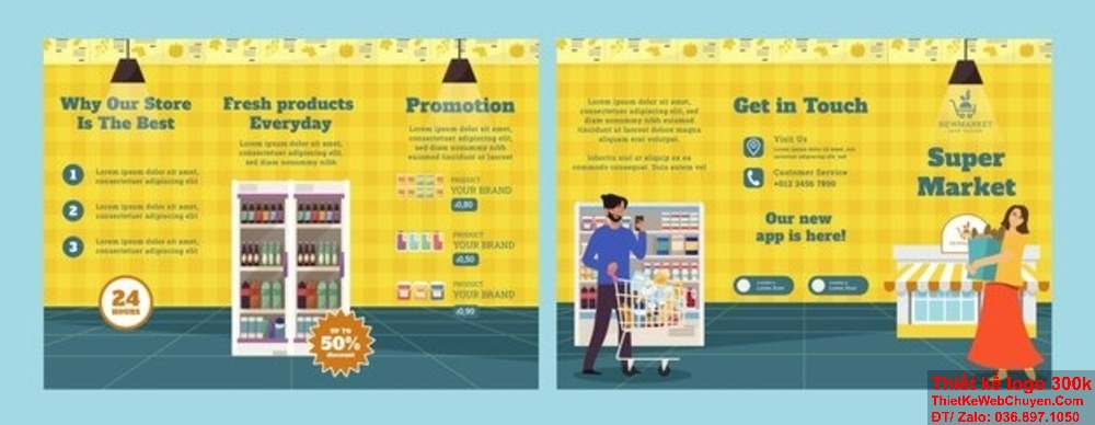 "Thiết kế brochure dịch vụ bán lẻ – chất lượng hoàn hảo đến từng chi tiết." "Thiết kế brochure dịch vụ bán lẻ – phong cách riêng biệt, độc đáo."