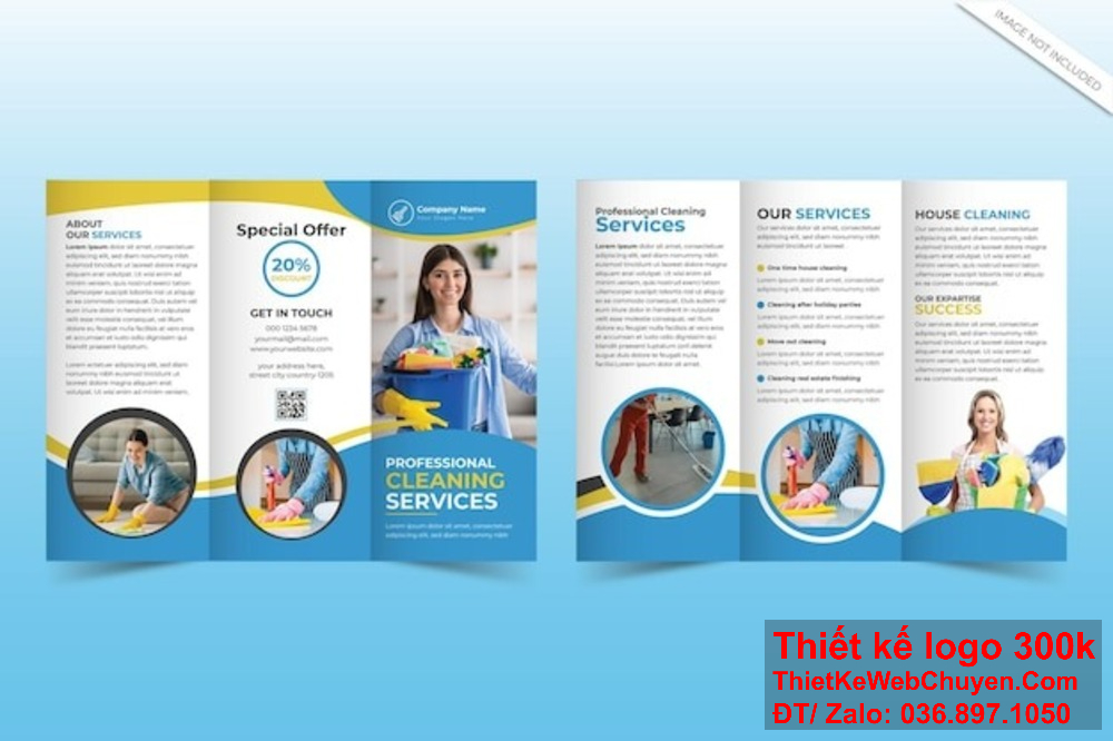 Chúng tôi cam kết thiết kế brochure Dịch vụ giặt là chất lượng cao. Hãy để chúng tôi thiết kế brochure Dịch vụ giặt là sáng tạo cho bạn.