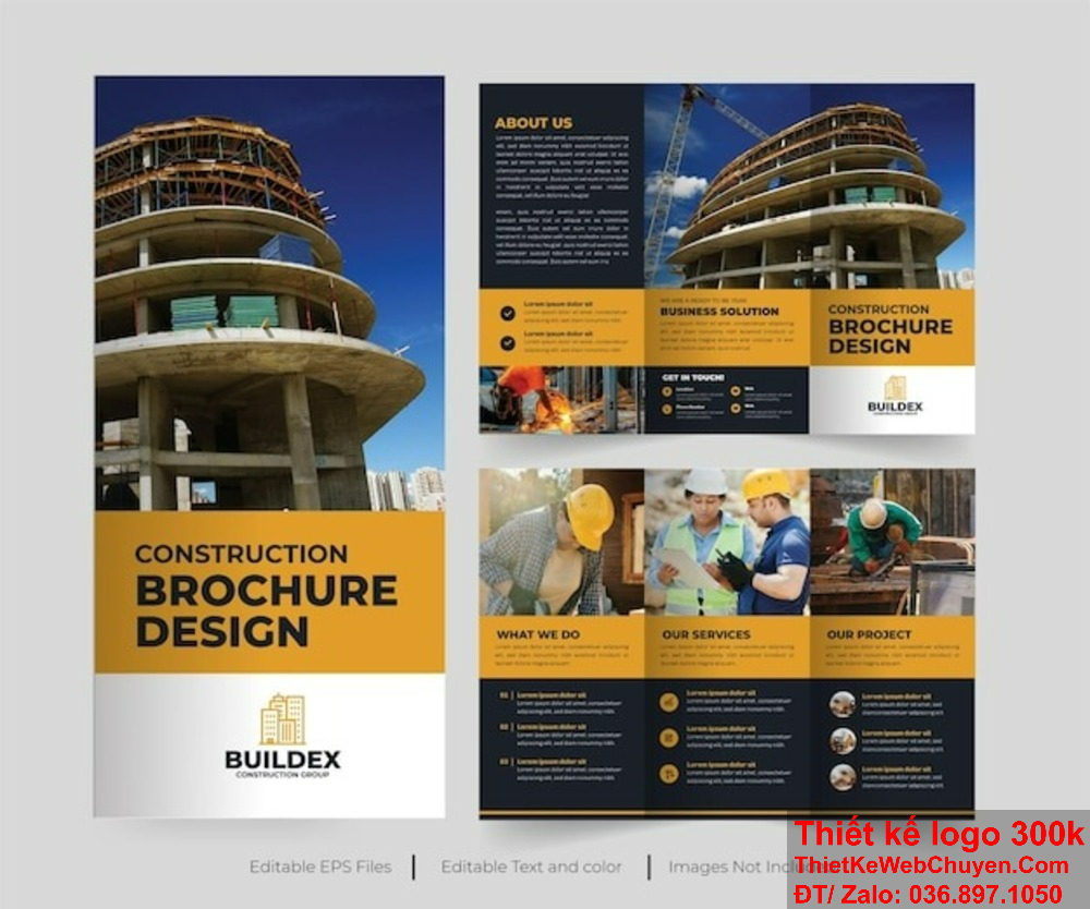 Thiết kế brochure Dịch vụ kiến trúc và xây dựng chuyên nghiệp giúp bạn tạo ấn tượng với khách hàng ngay từ cái nhìn đầu tiên. Thiết kế brochure Dịch vụ kiến trúc và xây dựng giúp bạn nổi bật giữa đám đông.