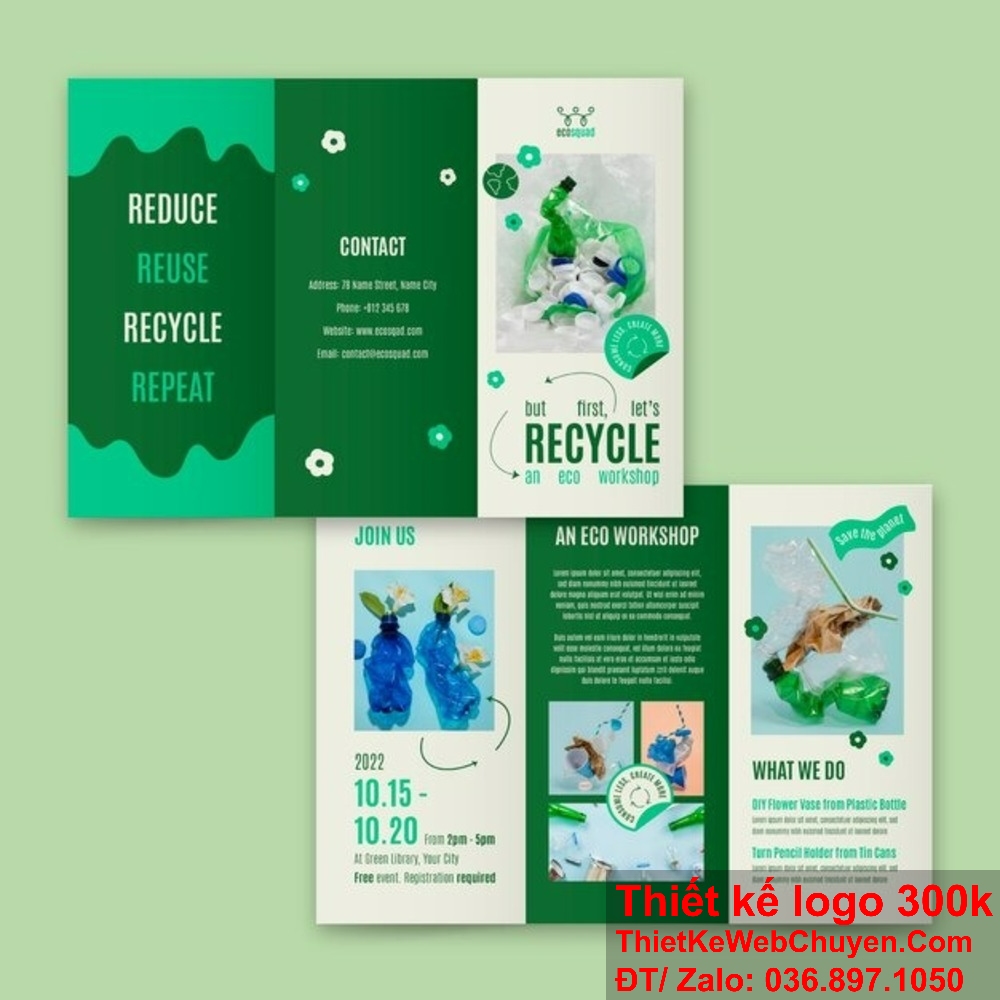 Thiết kế brochure Dịch vụ quản lý chất thải là công cụ quan trọng trong chiến lược marketing của bạn. Khám phá các mẫu thiết kế brochure Dịch vụ quản lý chất thải đẹp và ấn tượng của chúng tôi.