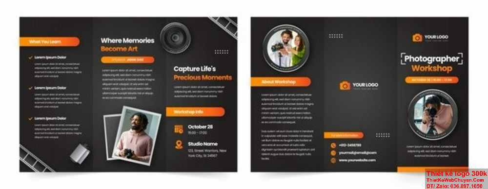 Tạo nên sự khác biệt với Thiết kế brochure Dịch vụ sản xuất video và nhiếp ảnh từ đội ngũ chuyên nghiệp của chúng tôi. Thiết kế brochure Dịch vụ sản xuất video và nhiếp ảnh ấn tượng, giúp bạn tiếp cận khách hàng hiệu quả.