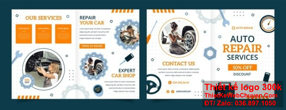 Dịch vụ thiết kế brochure Dịch vụ sửa chữa và bảo dưỡng của chúng tôi đảm bảo làm hài lòng khách hàng khó tính nhất. Thu hút khách hàng tiềm năng với brochure Dịch vụ sửa chữa và bảo dưỡng được thiết kế tinh tế và chuyên nghiệp.