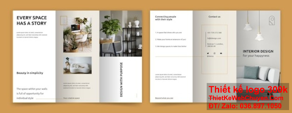 Để lại dấu ấn với khách hàng qua thiết kế brochure Dịch vụ thiết kế nội thất độc đáo. Chúng tôi luôn sáng tạo trong việc thiết kế brochure Dịch vụ thiết kế nội thất.