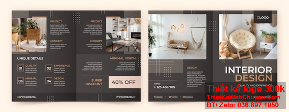 Chuyên thiết kế brochure Dịch vụ thiết kế nội thất, mang đến sự khác biệt cho doanh nghiệp của bạn. Dịch vụ thiết kế brochure Dịch vụ thiết kế nội thất chất lượng cao, giá cả phải chăng.