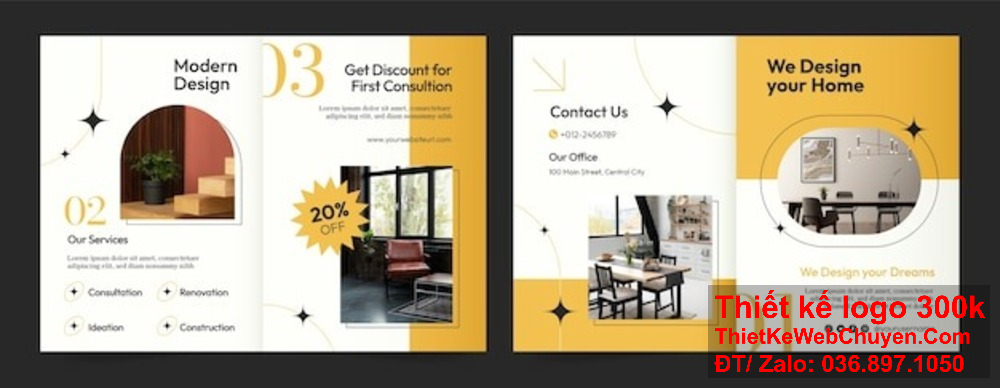Chúng tôi cung cấp dịch vụ thiết kế brochure Dịch vụ thiết kế nội thất theo yêu cầu. Dịch vụ thiết kế brochure Dịch vụ thiết kế nội thất uy tín và chất lượng.