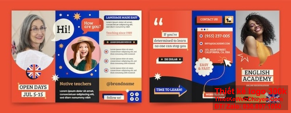 Để lại dấu ấn với khách hàng qua thiết kế brochure Dịch vụ tư vấn du học độc đáo. Chúng tôi luôn sáng tạo trong việc thiết kế brochure Dịch vụ tư vấn du học.