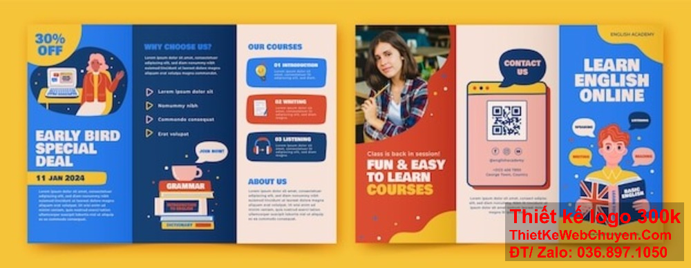 Chuyên thiết kế brochure Dịch vụ tư vấn du học, mang đến sự khác biệt cho doanh nghiệp của bạn. Dịch vụ thiết kế brochure Dịch vụ tư vấn du học chất lượng cao, giá cả phải chăng.