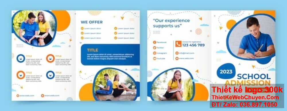 Chúng tôi cung cấp dịch vụ thiết kế brochure Dịch vụ tư vấn du học theo yêu cầu. Dịch vụ thiết kế brochure Dịch vụ tư vấn du học uy tín và chất lượng.