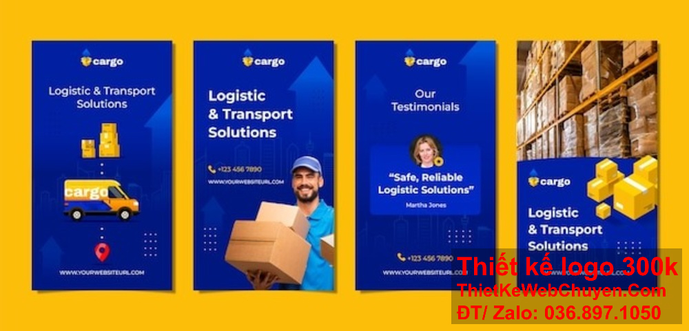Chúng tôi cam kết thiết kế brochure Dịch vụ vận tải và logistics chất lượng cao. Hãy để chúng tôi thiết kế brochure Dịch vụ vận tải và logistics sáng tạo cho bạn.