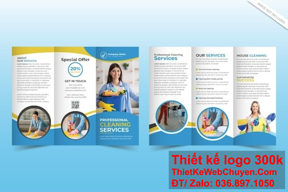 Đảm bảo hiệu quả tối đa với thiết kế brochure Dịch vụ vệ sinh công nghiệp của chúng tôi. Thiết kế brochure Dịch vụ vệ sinh công nghiệp giúp bạn tăng cường uy tín và chuyên nghiệp.