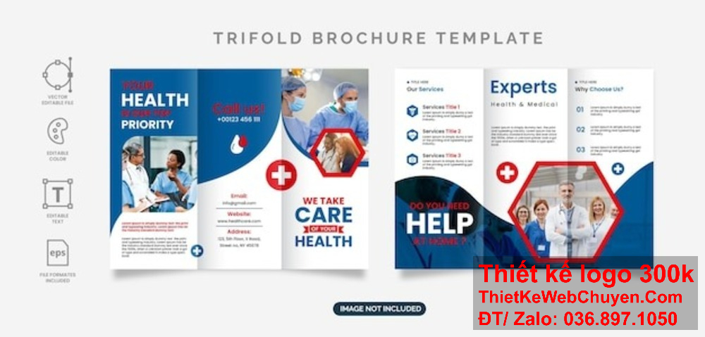 Thiết kế brochure Dịch vụ y tế chuyên nghiệp giúp bạn tạo ấn tượng với khách hàng ngay từ cái nhìn đầu tiên. Thiết kế brochure Dịch vụ y tế giúp bạn nổi bật giữa đám đông.