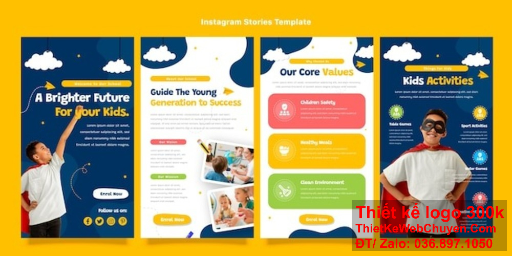 Chúng tôi cam kết thiết kế brochure Giáo dục và đào tạo theo yêu cầu của bạn. Thiết kế brochure Giáo dục và đào tạo đẹp mắt giúp thu hút học viên.