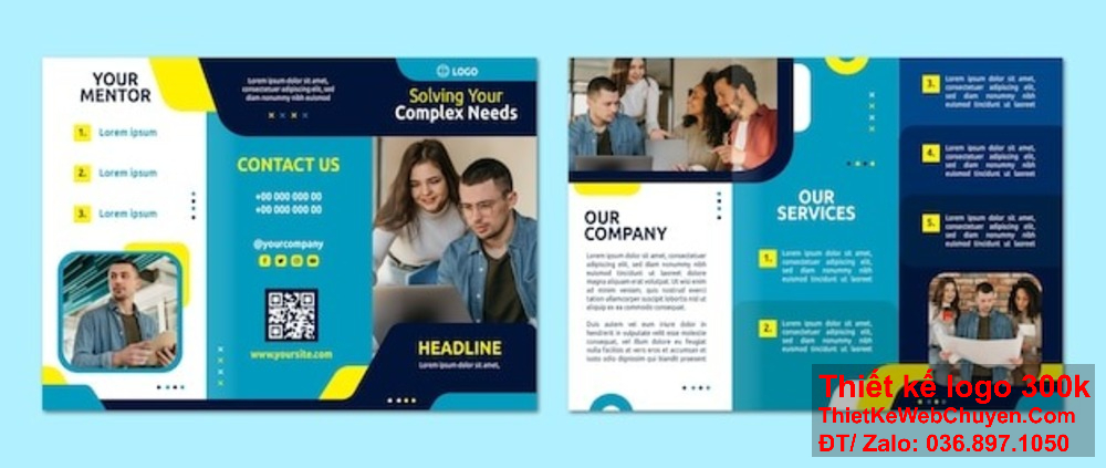 Chúng tôi cam kết thiết kế brochure Giáo dục và đào tạo chất lượng cao. Hãy để chúng tôi thiết kế brochure Giáo dục và đào tạo sáng tạo cho bạn.