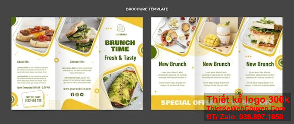 Đội ngũ chuyên nghiệp của chúng tôi sẽ giúp bạn thiết kế brochure Nhà hàng và ẩm thực độc đáo và sáng tạo. Dịch vụ thiết kế brochure Nhà hàng và ẩm thực chuyên nghiệp, uy tín hàng đầu.