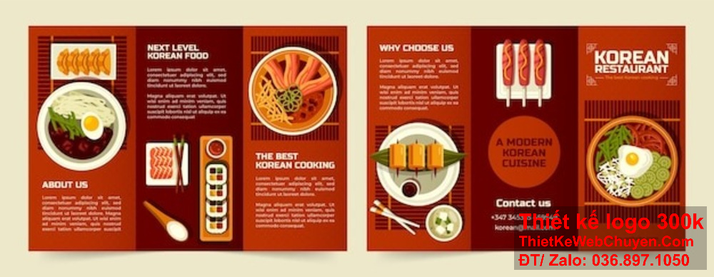 Tạo ấn tượng mạnh với khách hàng bằng thiết kế brochure Nhà hàng và ẩm thực. Chúng tôi cung cấp dịch vụ thiết kế brochure Nhà hàng và ẩm thực chất lượng cao.