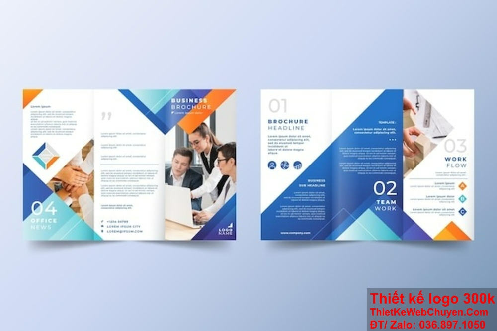 "Thiết kế brochure giá rẻ – tạo ấn tượng ngay từ cái nhìn đầu tiên." "Thiết kế brochure giá rẻ – chìa khóa thành công cho doanh nghiệp."