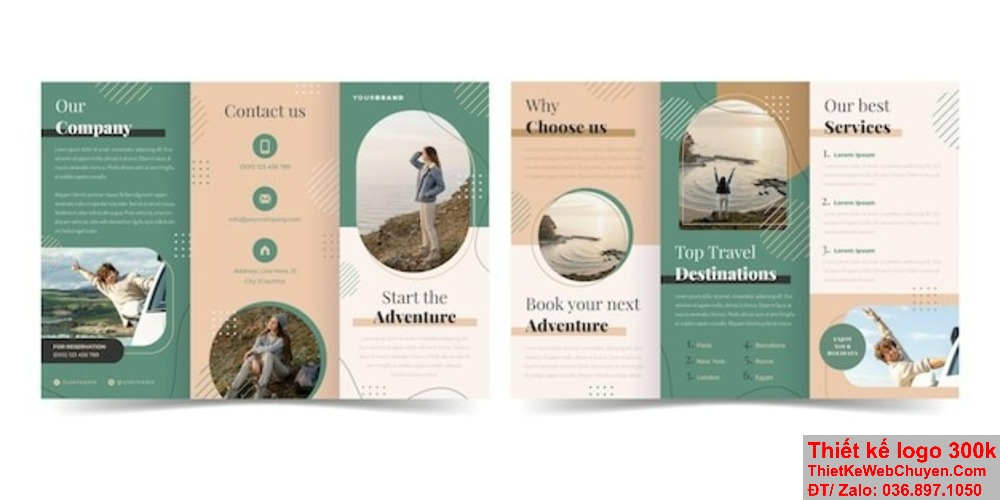 "Thiết kế brochure giá rẻ – nâng tầm thương hiệu của bạn." "Dịch vụ thiết kế brochure giá rẻ mang lại hiệu quả vượt trội."