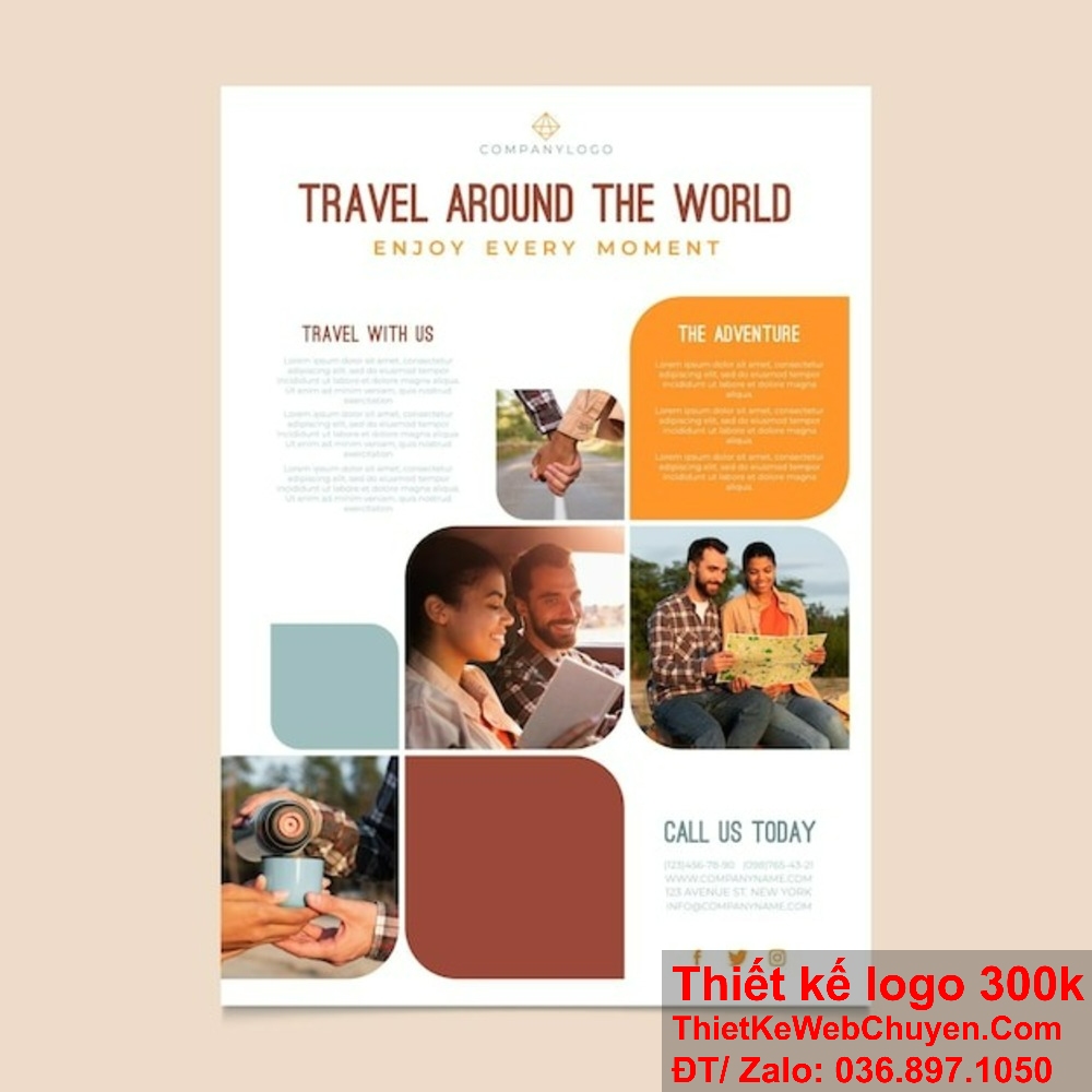 "Dịch vụ thiết kế brochure giá rẻ, phù hợp với mọi ngân sách." "Chúng tôi cung cấp dịch vụ thiết kế brochure giá rẻ nhưng chất lượng cao."