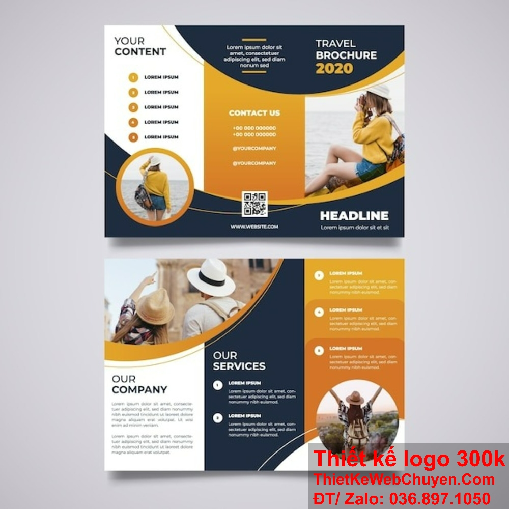 "Thiết kế brochure giá rẻ – chất lượng hoàn hảo đến từng chi tiết." "Thiết kế brochure giá rẻ – phong cách riêng biệt, độc đáo."
