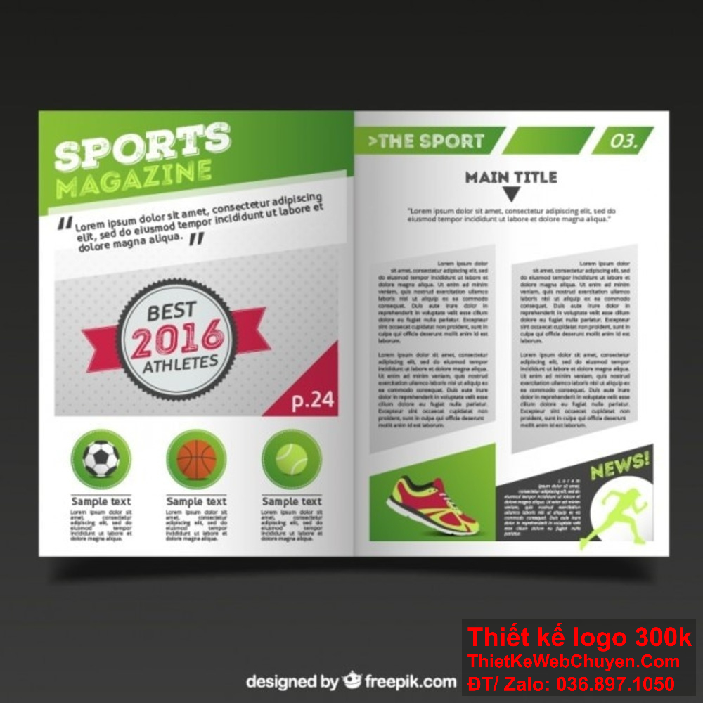 Công ty thiết kế catalogue Thể thao Giải trí nổi bật. Công ty thiết kế catalogue Thể thao Giải trí chất lượng.