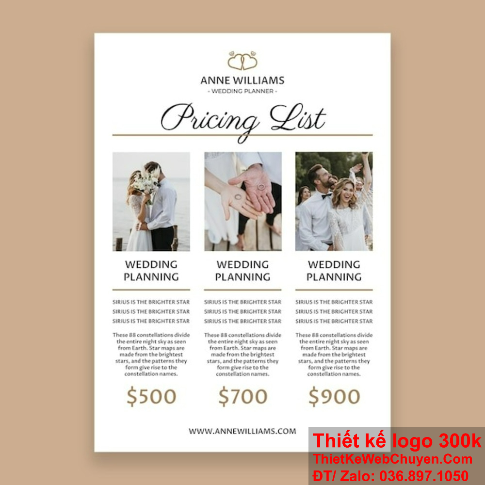 Chúng tôi mang đến dịch vụ thiết kế catalogue tổ chức sự kiện với giá cả hợp lý và chất lượng cao. Với kinh nghiệm nhiều năm, chúng tôi cam kết thiết kế catalogue tổ chức sự kiện đẹp và chuyên nghiệp.
