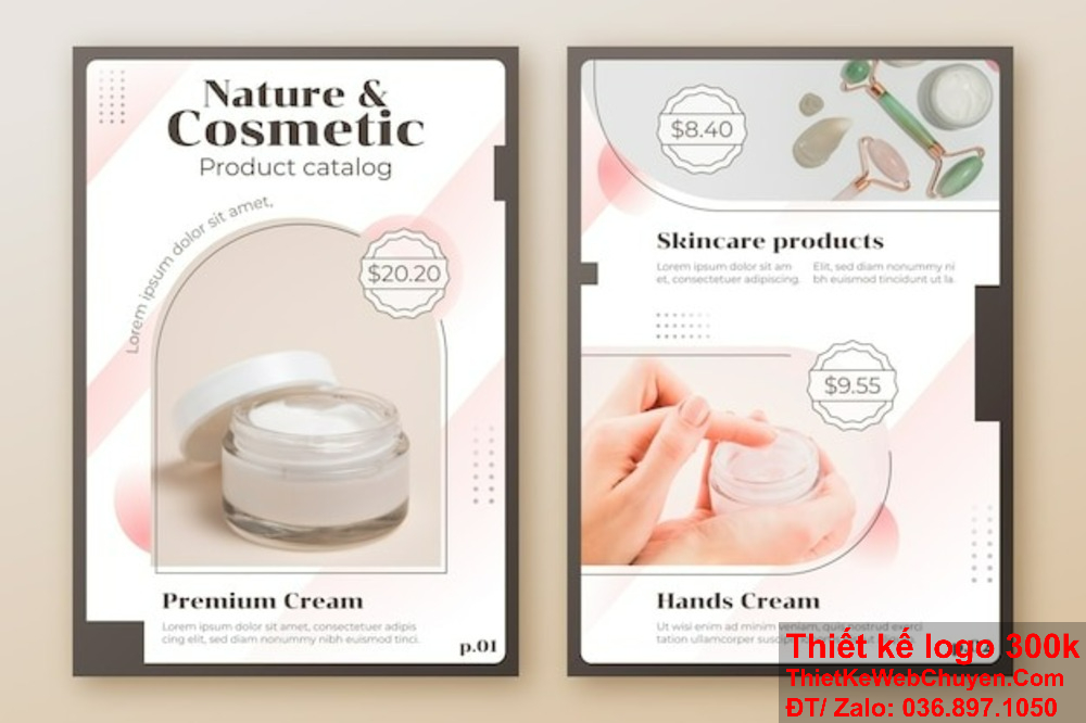 Thiết kế catalogue bán mỹ phẩm chất lượng, giúp bạn chinh phục khách hàng. Thiết kế catalogue bán mỹ phẩm giúp sản phẩm của bạn tỏa sáng.