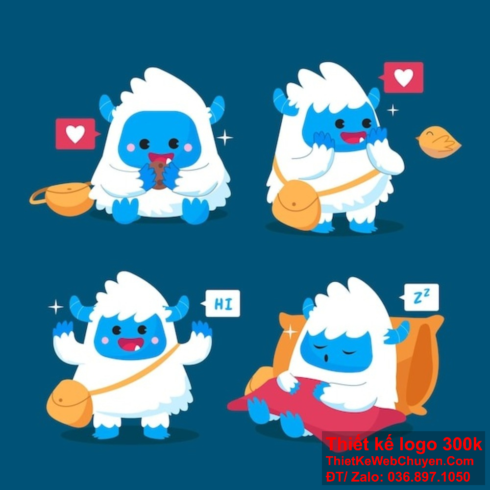 Mascot brand thường được sử dụng để thể hiện tính cá nhân và định danh riêng của thương hiệu.