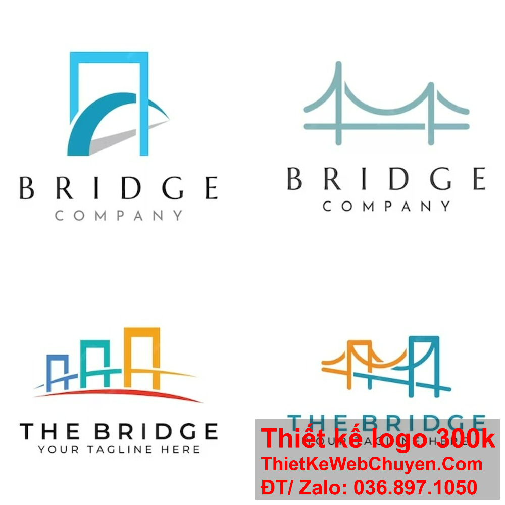 Thiết kế logo cây cầu đòi hỏi sự tinh tế và kiến thức chuyên môn vững chắc về lĩnh vực thiết kế. Thiết kế logo cây cầu là cơ hội để doanh nghiệp tạo ra một hình ảnh mạnh mẽ và độc đáo trong tâm trí khách hàng.