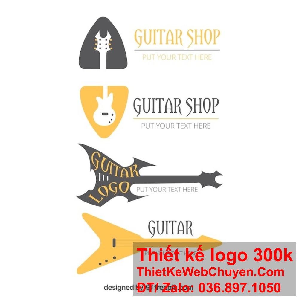 Thiết kế logo cây đàn guitar giúp thương hiệu trở nên độc đáo và dễ nhớ trong lòng khách hàng. Logo cây đàn guitar mang lại cảm giác sáng tạo và tự do cho người yêu âm nhạc.