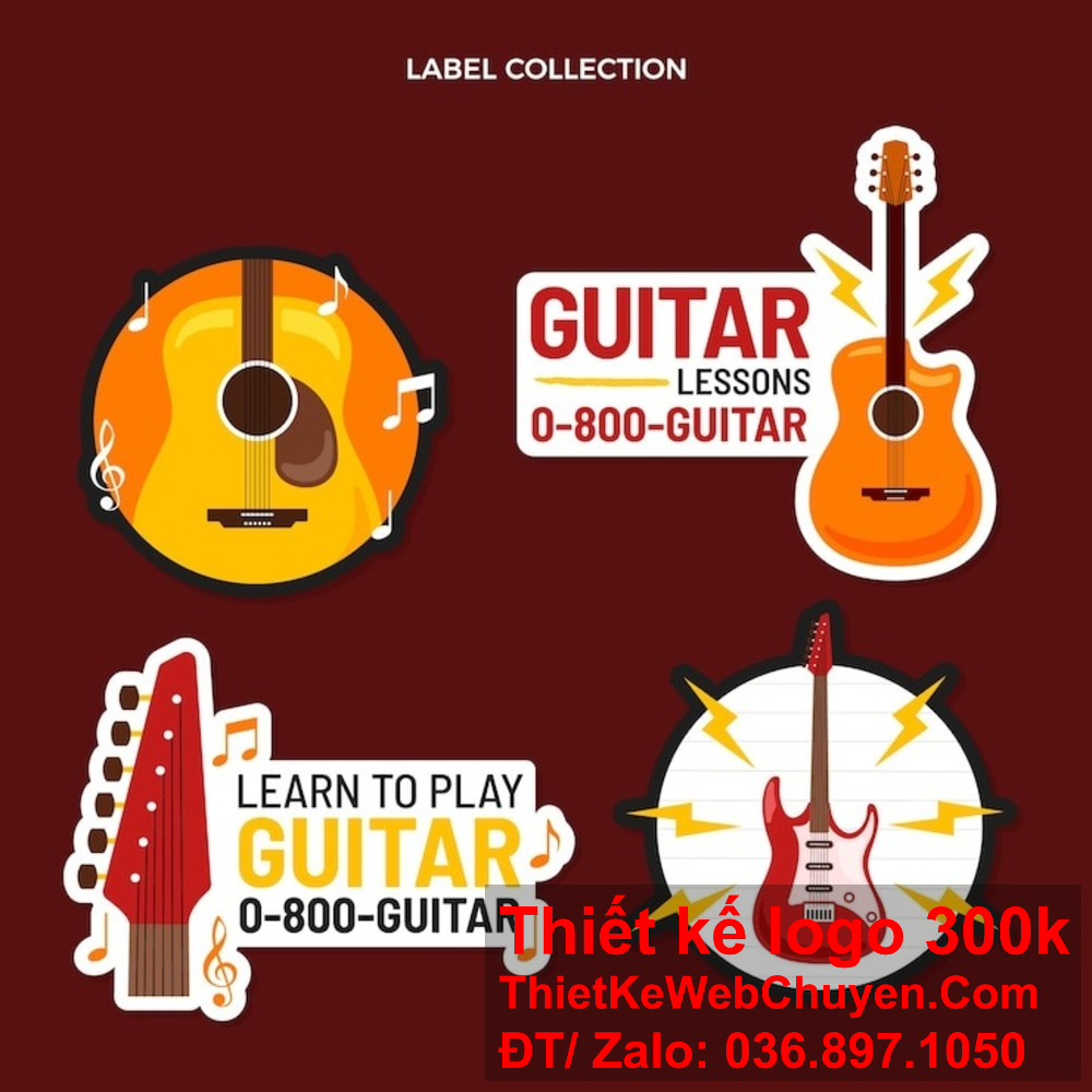 Thiết kế logo cây đàn guitar giúp thương hiệu ghi điểm với khách hàng và tạo ra sự kết nối. Logo cây đàn guitar thường được sử dụng để thể hiện sự độc đáo và cá nhân trong ngành âm nhạc.