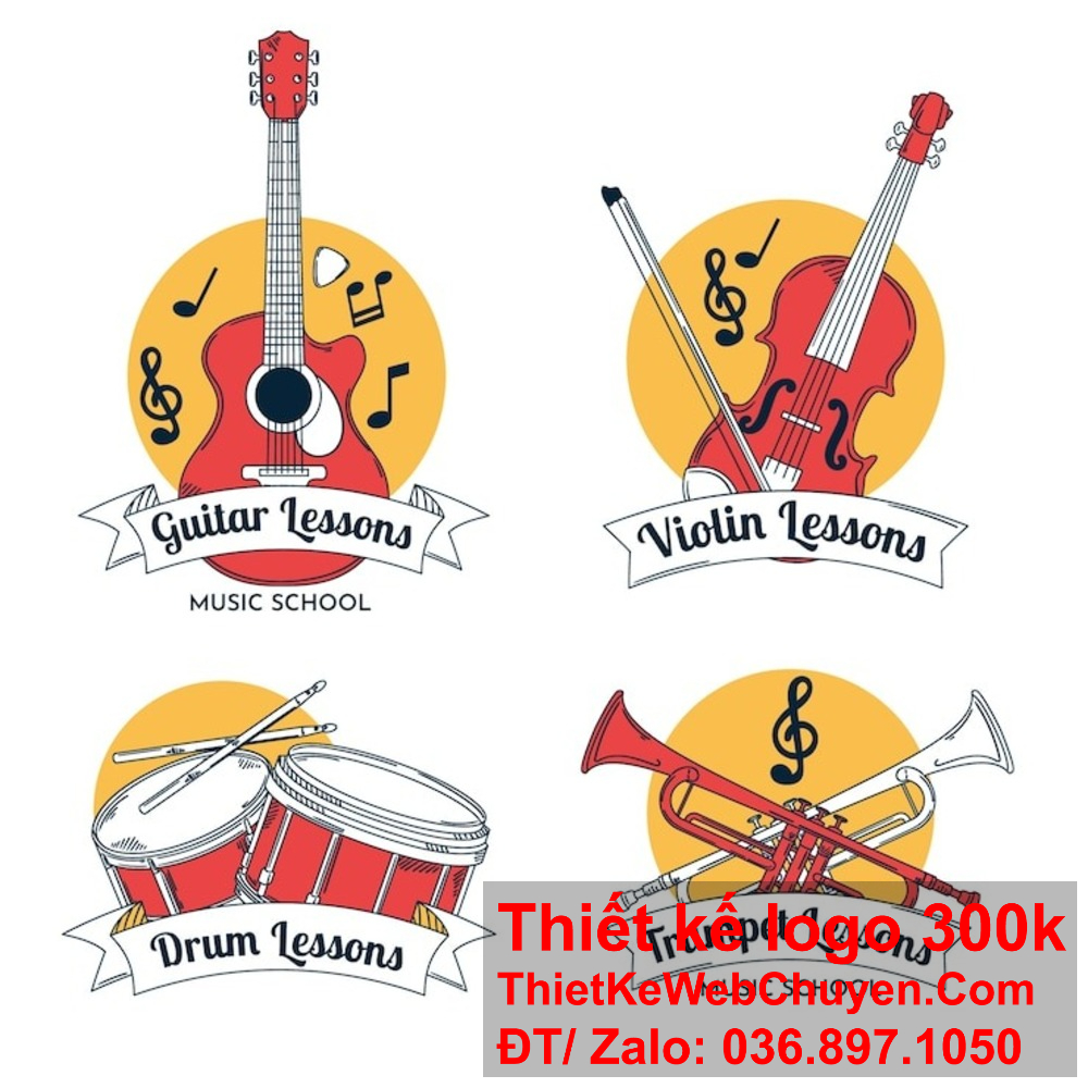 Thiết kế logo cây đàn guitar cần thể hiện được tính chất đặc biệt và sức sống của âm nhạc. Logo cây đàn guitar mang lại cảm giác vui tươi và phấn khích cho người tiêu dùng.