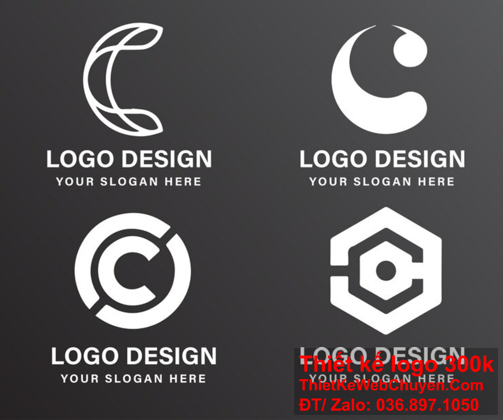 Logo chữ C cách điệu có thể thể hiện được sự độc đáo và phong cách riêng của doanh nghiệp.
