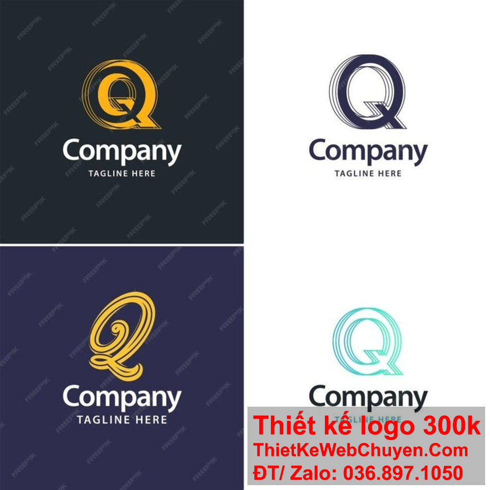 Thiết kế logo chữ Q cách điệu tạo ấn tượng đầu tiên mạnh mẽ. Thiết kế logo chữ Q cách điệu cần phải đơn giản nhưng hiệu quả.