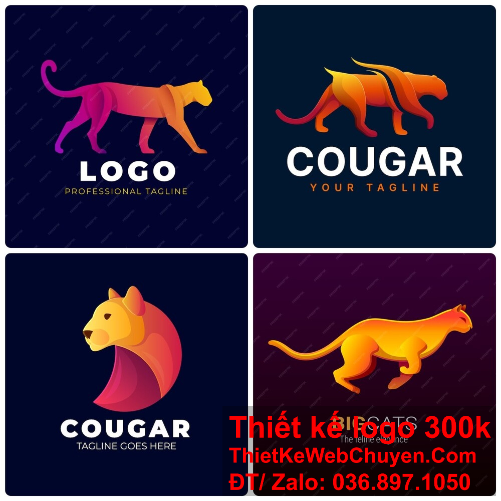 Logo con báo có thể tạo ra ấn tượng mạnh mẽ và độc đáo trong tâm trí khách hàng. Logo con báo thường được sử dụng trong các ngành công nghiệp liên quan đến động vật hoang dã.