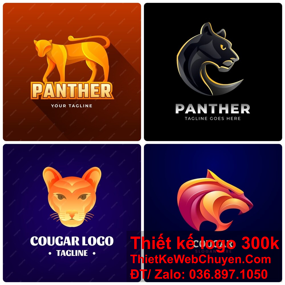 Thiết kế logo con báo cần phải sử dụng màu sắc và hình ảnh hài hòa để tạo ra sự cân đối. Biểu tượng của logo con báo có thể làm nổi bật sản phẩm