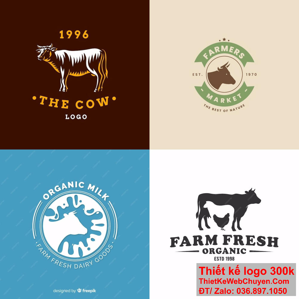 Thiết kế logo con bò mang lại sự đồng nhất cho các chiến dịch quảng cáo.