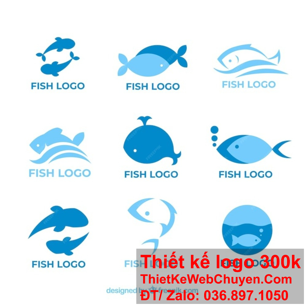 Logo con cá có thể là biểu tượng của sự sâu thẳm và tiềm năng. Thiết kế logo con cá thường được sử dụng trong các ngành công nghiệp nghệ thuật và giải trí.
