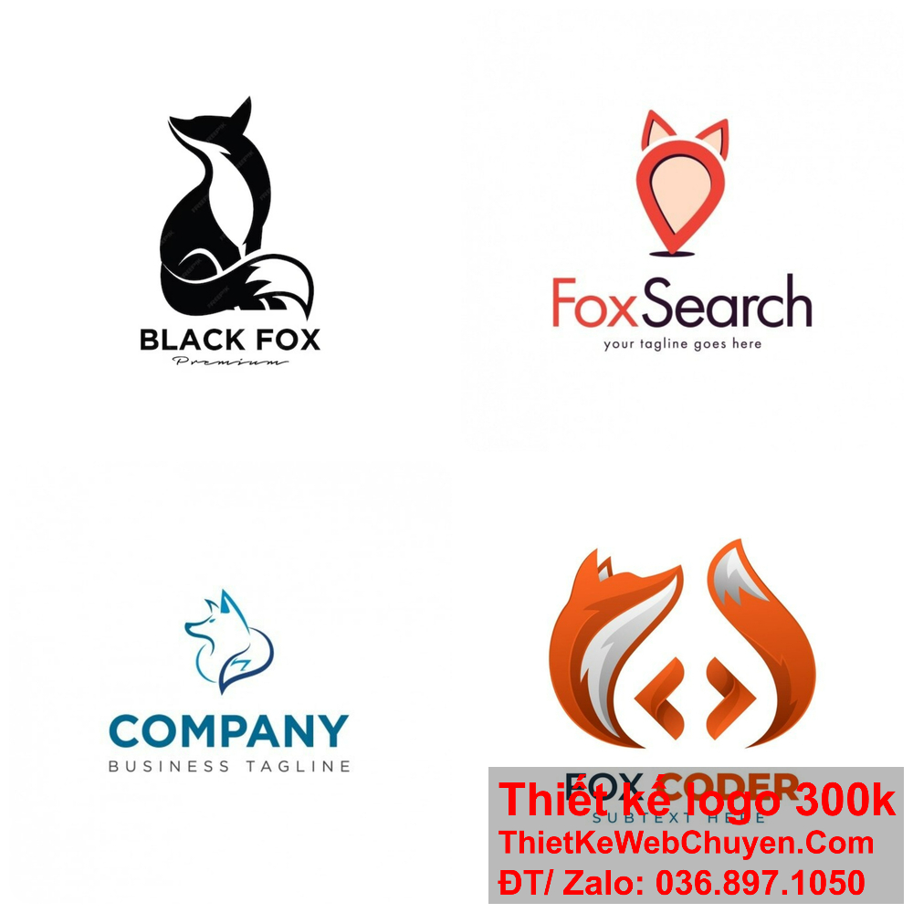 Đội ngũ thiết kế logo con cáo giàu kinh nghiệm.