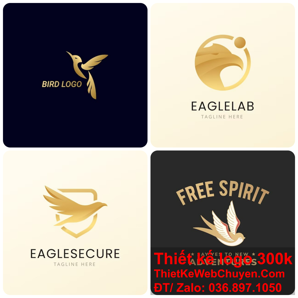 Thiết kế logo con chim hạc với phong cách hiện đại. Thiết kế logo con chim hạc mang tính nghệ thuật.
