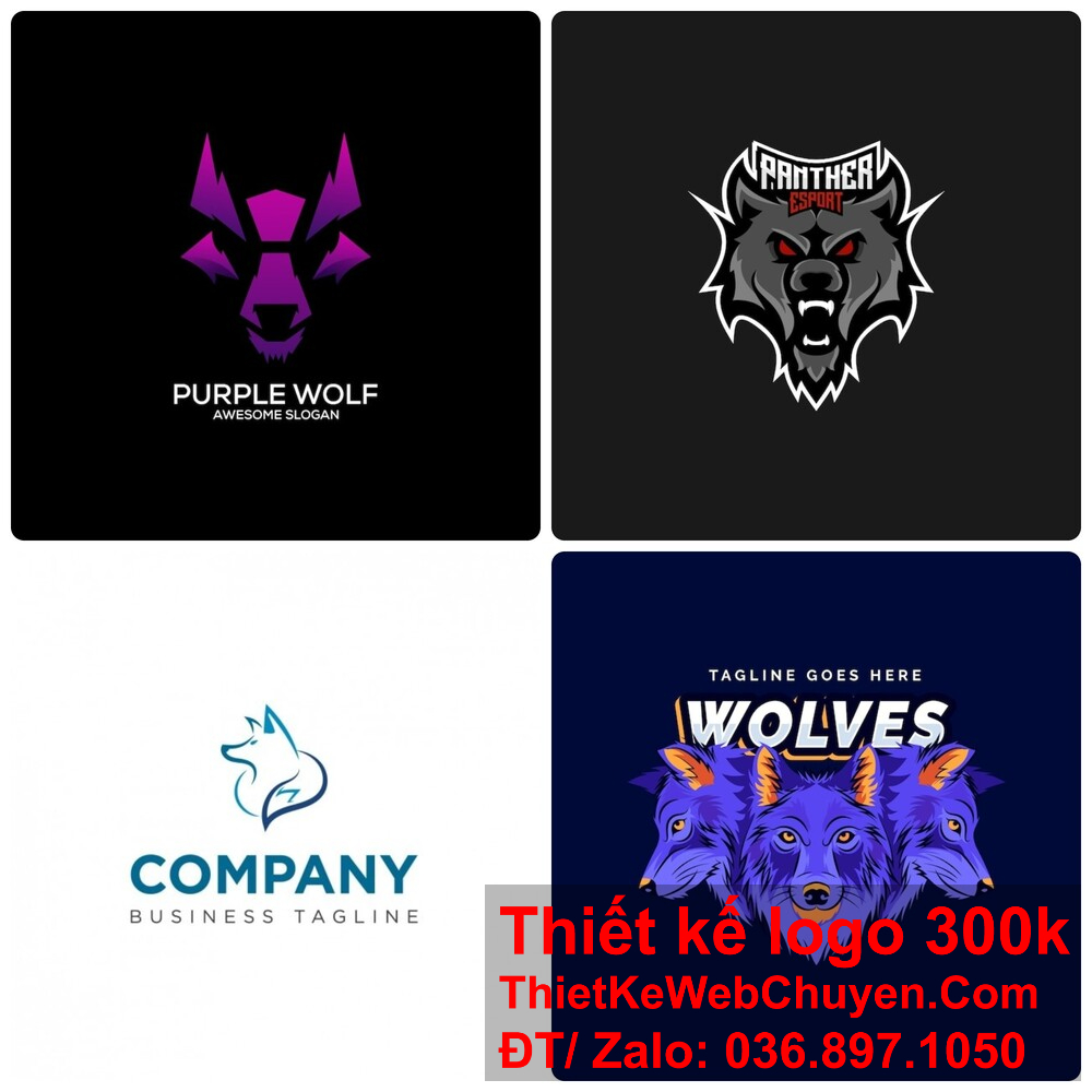 Thiết kế logo con chó sói cần thể hiện được tính cách kiên định và dũng mãnh của loài chó sói. Logo con chó sói mang lại cảm giác mạnh mẽ và đầy sức mạnh.
