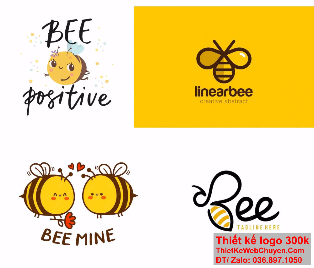 Thiết kế logo con ong giúp thương hiệu trở nên độc đáo và dễ nhớ. Logo con ong mang lại cảm giác tích cực và chuyên nghiệp cho khách hàng.
